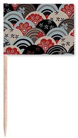 Marcador de palillos de dientes tradicionales japoneses para decoración de fiestas