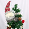 KINNJAS Weihnachtsbaumspitze – Handgefertigter Zwerg Weihnachtsdekoration, lustige Weihnachtsbaumspitze, auch als Vorhangband, einzigartige Weihnachtsdekoration