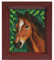Pixel P31318 Mosaik Geschenkverpackung Pferd, Pixelbild mit Rahmen, kinderleichtes Stecksystem, ohne Bügeln und Kleben, Steinchen aus Biokunststoff