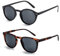 ZENOTTIC 2 Paare Polarisierte Sonnenbrille Damen Herren Retro Vintage Runde Quadratische Unisex UV400 Schutz