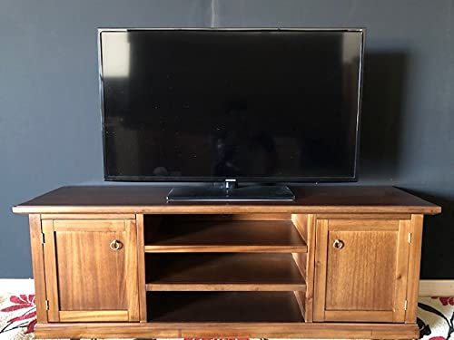 Lo Scrigno Arredamenti, Base Porta TV Classica 2 Porte Tinta Noce W365/N2