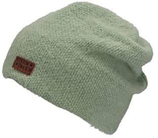 Sterntaler Mädchen Slouch-Beanie Mütze - Uni Baby-Kinderbeanie, Weiches Material - Grün, 55