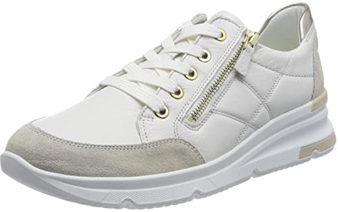 ara Damen NEAPEL Sneaker, Shell,Cream,Platin, 41 EU