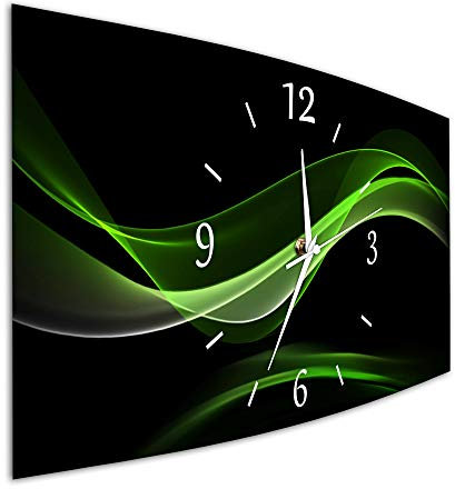 Bilder-Manufaktur BM Funk Quarz Quarzwanduhr Wanduhr Funkwanduhr Funkwanduhren Funkuhr Funkuhren kein Ticken lautlos geräuschlos leise ohne Tickgeräusche groß XXL MF6-9599-1WZ-funk