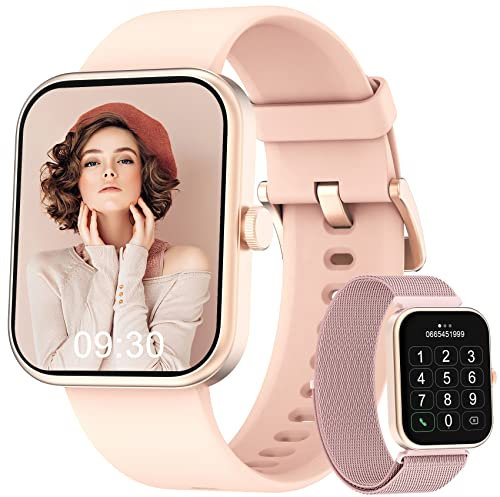 Blackview Smartwatch Donna, Effettua e Rispondi alle Chiamate,1,83'' Orologio Intelligente Fitness,100 Modalità Sportive,Cardiofrequenzimetro,SpO2, Monitoraggio del Sonno, Calcolatori,Android iOS