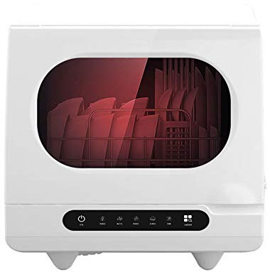Countertop Dishwasher Household Table Top Dishwasher Portable Mini Dish Washer Integrated Automatic Installation-Free Dish Washing Mach