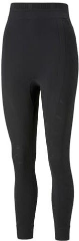 PUMA Damen Evoknit 7/8 High-Waist Tights Strumpfhose, Schwarz, M