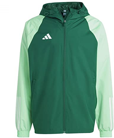 adidas Mens Jacket Tiro 23 Competition All-Weather Jacket, Team Dark Green/Beam Green, IC4570, M