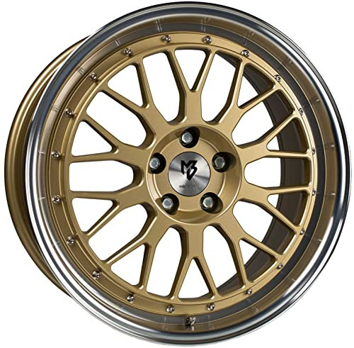 MB Design Felge LV1 9.0Jx20 ET35 5x112 Gold poliert kompatibel mit Mercedes-Benz a GLA GLB CL E GLC GLK S SL
