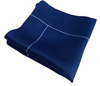 Hugo Boss 50318037 Herren-Taschentuch aus 100 % Seide, quadratisch, Aquamarin, Türkis, grün, Einheitsgröße