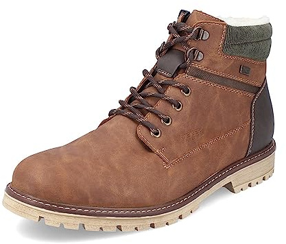 Rieker Herren Schnürstiefeletten F3611, Männer Stiefeletten, wasserabweisend, riekerTEX