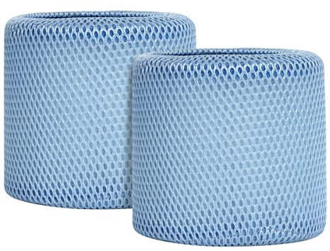 WuYan 2 Pezzi reti di Protezione compatibili con poolpure Estate Escapes Filtro di Tipo VII e D Filtro, Copertura Rete 120 Pieghe, per Intex D Type Filtro