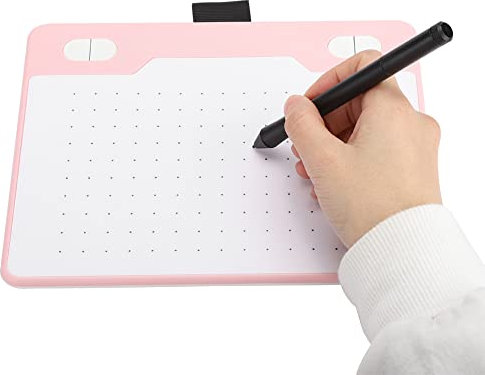 Bewinner Dessin Graphique Numérique, Carte de Tampons D'écriture USB, Tablette Graphique Portable avec Induction électromagnétique pour, pour Téléphone/Tablette avec