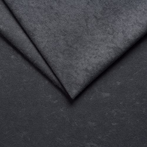 PINaPIN Mikrofaser Polyesterstoff 100% Polyester Stoffe meterware zum nähen Betten, Dekorationen, Haustierbetten und, Autoteppiche, Kissenbezüge Möbelpolsterei 100x150 cm (Pinapin Dunkelgrau)