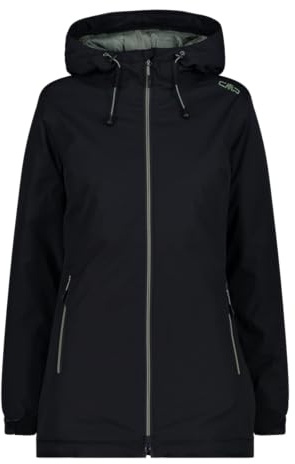 CMP, JACKET LONG FIX HOOD, 32Z1396, Dark Grey, D38, Woman