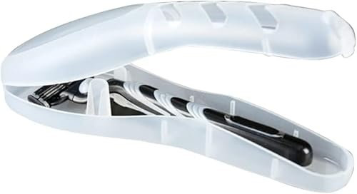 Rasierer-Schutzhülle, Rasierer Aufbewahrungsbox, Rasierer Halter, Razor Reisen Für Gillette Herren Rasierer Reiseetui Transparent Staubdicht Wasserdicht Lagerung Cartridge Box Herren