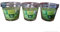 3 Candela Profumata Mojito in Bicchiere di Vetro, 140 gr