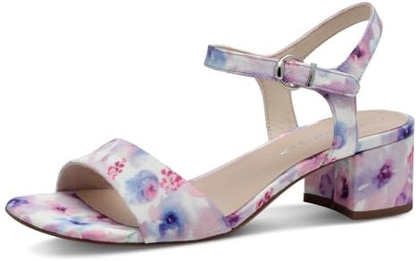 Tamaris Sandalo da donna 1-28208-44 con tacco, lilac comb, 38 EU, Lilac Comb, 38 EU