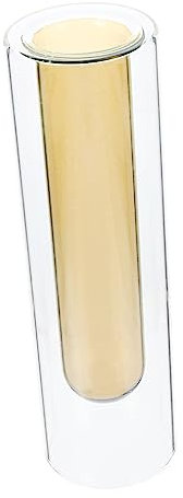 Yardenfun Reagenzglasvase Pflanzendekorationen Herbstdeko Für Zu Hause Farbige Glühbirnen Klarer Behälter Praktisches Doppellagiges Vasendekor Hydroponisches Rohr Pflanzenterrarium Modevase