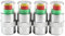 JECOMPRIS 4pcs Sensor Tire Air Tire Pressure Cap Car Tyre Pressure Monitor Tire Valve Stem Caps Tire Gauge Caps Car Monitoring Sensor Indicator Tire Pressure Sensor Tires Dust Cap