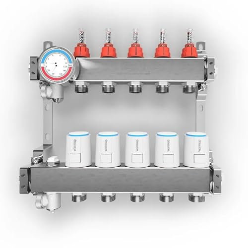Warmup S3 Underfloor Heating Manifold 6 Port Manifold