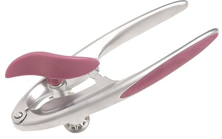 Wiltshire Colour Rush Can Opener, Chrome Plated, Anti-Slip Comfortable Soft Grip Ergonomic Easy Turn Handle, Robust Manual Tin Opener, Heavy Duty, Sharp Cutting Blades, Strong, Pink, 15.5x4.5x6.2cm