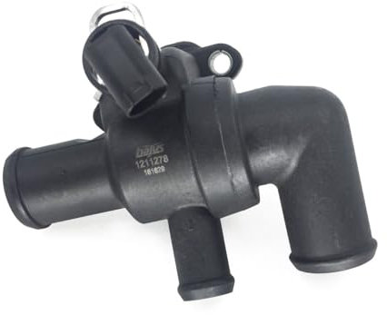 Hajus 1211278 Thermostat Kühlmittel Thermostatgehäuse A1602000315 90°C kompatibel mit Smart Cabrio City-Coupe Fortwo Cabrio Coupe 450 Roadster Roadster Coupe 452 0.6 0.7