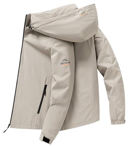 Herrenmäntel, langer Mantel, Lederjacke, 2025, Geschenk, Herren-Arbeitskleidung mit einfarbiger, winddichter Freizeitjacke, Winterjacken für Herren, khaki, 4XL