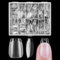 Nicedeco 216 Pièces Capsule Americaine Ongle Amande Cercueil Court, 12 Tailles Faux Ongles Transparent Couverture Complète Semi Givré Soft Gel Nail Tips pour Nail Art avec Boîte 10
