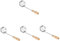 Kisangel 4 Stück Öl-Pier-Form Mini-Kastenformen zum Backen Waffeleisen Spritzschutz zum Kochen küchenhelfee küche Sachen Werkzeug Bratlöffel Bunuelos-Kugel zum Backen Rostfreier Stahl