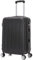 RAYKONG Maleta Mediana ABS 66x43x25cm |71L| 24 Pulgadas |23kg semirígidas candado combinación - Negro