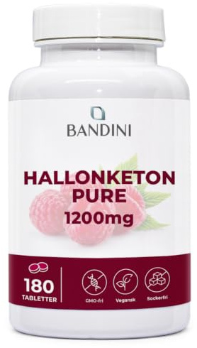 Bandini® Chetoni Esogeni di Lampone Puro 1200mg - 180 compresse per 6 mesi | Chetone di Lampone Integratore 100% Vegano Facile da Deglutire - Ideale per Dieta Keto, Low Carb e Stili di Vita Equilibrati