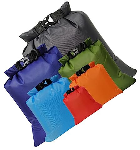 YARNOW 6pièces Pochette Étanche Multifonction pour Randonnée Équipement De Randonnée Pratique Pochette Étanche pour Activités De Plein Extérieur Léger