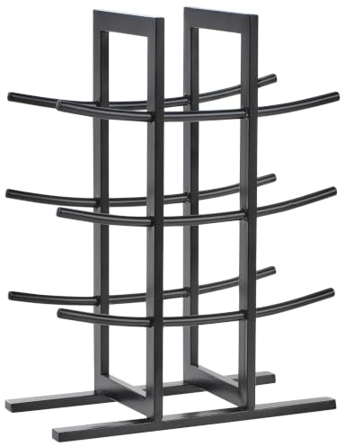 Beliani Modern Irregular Wine Rack Iron for Bottles Black Monaghan