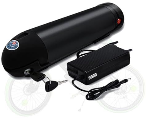 JCXYL EV 36V 8Ah 10Ah 15Ah Kettle Shape Ebike Lithium-ion Battery 48V 10Ah 13Ah 15Ah Electric Bicycle Li-ion Bottle Type Battery with Charger for 200W 550W 750W Motor