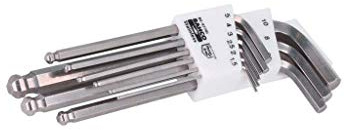 BE-9770I Key Set Hexagon Keys Stainless Steel Pcs: 9 BAHCO