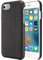 WIIUKA Echt Lederhülle - Touch - kompatibel mit Apple iPhone SE (2022/2020) / 8/7 Hülle mit Kantenschutz, extra Dünn, Tasche Schwarz, Case