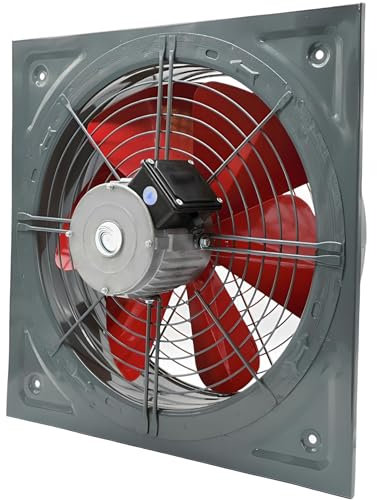 Uzman-Versand 500mm Wandventilator Industrie Axial Wand Gebläse Lüfter Ventilator Wandgebläse Wandlüfter 50cm 230V