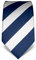 Vincenzo Boretti Herren Krawatte reine Seide gestreift edel Männer-Design zum Hemd mit Anzug für Business Hochzeit 8 cm schmal/breit dunkelblau