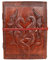 A5 Notizblock Notizen Notizbuch Seiten Handgemacht Album Tagebuch Leder mit Lederbezug Geschenke Antik Keltische Schliesse blauer Stein Kleine