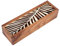 Holz Bleistift Fall Box, Aufbewahrungsbox Für Schreibtisch Und Schublade Hollow Pen Halter Schreibtisch Veranstalter, Rechteckige Schubladenbox Aus Holz, Hollow Pen Halter 19,5X5,6X4cm(Blatttyp)