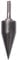 DOITOOL 38mm Firewood Log Splitter Wood Splitter Drill,Heavy Duty Drill Screw Cone Driver Electric Wood Splitting Drill Bits (Black, Round Shank)