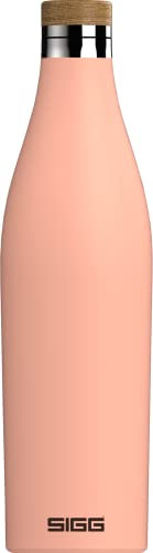 SIGG Meridian Borraccia termica in acciaio inossidabile (0.5 L / 0.7 L), Bottiglia isotermica non tossica a chiusura ermetica, Thermos acqua per bevande calde e fredde