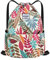 HAWEE Impermeable Casual Mochila con Cordón Grande Deporte Bolso de Gimnasia Mochila de Cuerda Unisex para Mujer Hombre Vida Cotidiana Aire Libre Yoga Escuela Playa Nadar
