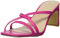 The Drop Amelie, Sandali con Tacco e Punta Quadrata da Donna, Rosa Shocking, 39 EU