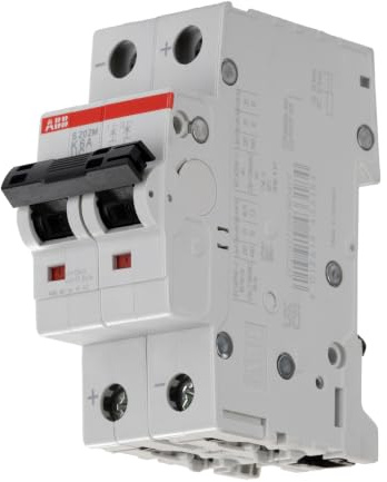 ABB S200 M UC Miniaturüberlastschalter Typ K, Pol 2-polig 6A 440V ac, Abschaltvermögen 10 kA System Pro M Compact 440 V, Packung a 1 Stück