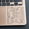 SYNERLOGIC (10 pcs) Word/Excel (for Mac) Keyboard Shortcuts Stickers | No-Residue Laminated Vinyl Cheatsheet MacBook Keyboard Stickers 83 x 83 mm (Clear/Black, 10 pcs)