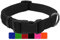 DEY - Premium Hundehalsband Air Mesh | Verstellbar | für Kleine, Mittelgroße u. Große Hunde | viele Farben u. Größen | Halsband Hund Katzen | Hunde-Halsbänder | Welpen-Halsband | Schwarz, M