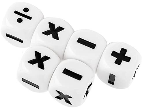 6 Stücke Unterrichtswürfel, Mathematikbetrieb Würfel Für Mathematikunterricht Unterricht Im Klassenzimmer Liefert Kinder Bildungshilfszubehör 16mm
