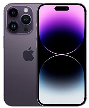 Apple iPhone 14 Pro, 1TB, Deep Purple - (Renewed)